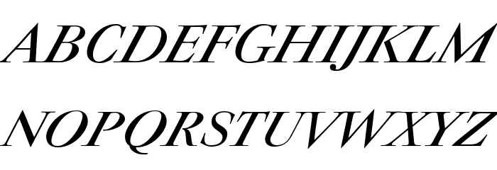 Charpentier Classicistique Reduced Italic Font OTHER CHARS