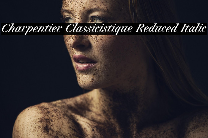 Charpentier Classicistique Reduced Italic Example 2