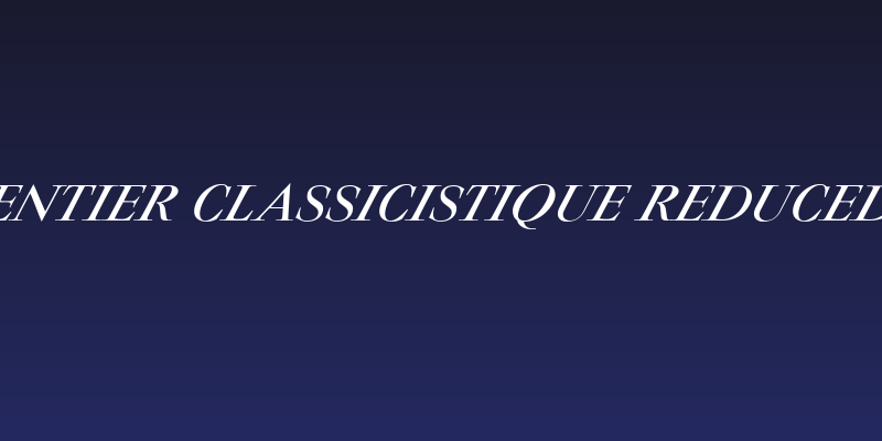 Charpentier Classicistique Reduced Italic Social Header