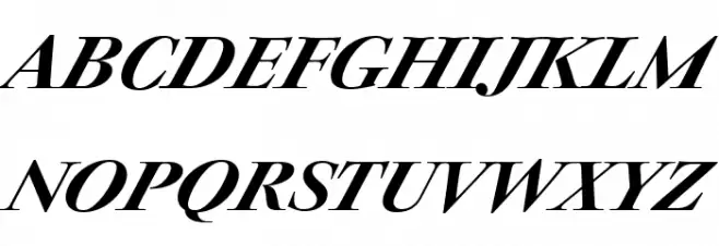 Charpentier Classicistique Reduced Semibold Italic Font OTHER CHARS