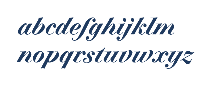 Charpentier Classicistique Reduced Semibold Italic Lowercase