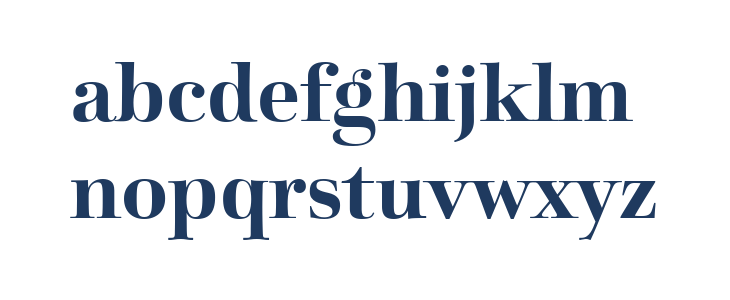 Charpentier Classicistique Reduced Semibold Lowercase
