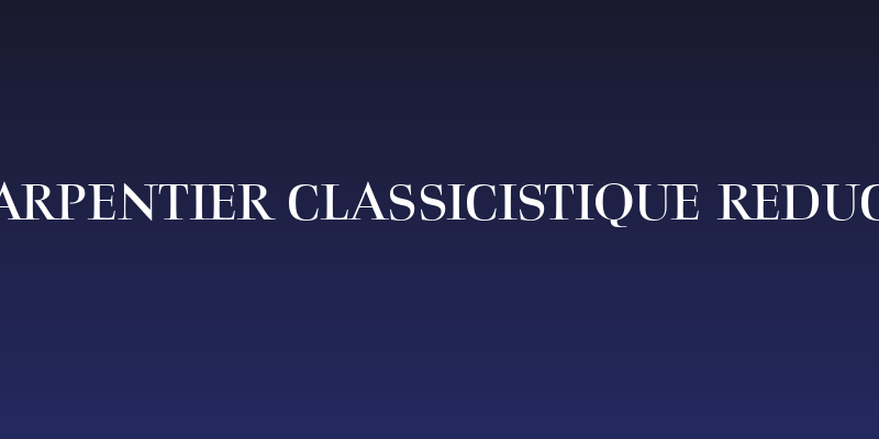 Charpentier Classicistique Reduced Social Header