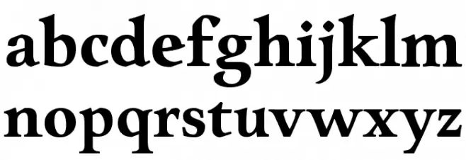 Charpentier Renaissance Demi Re Schriftart Kleinbuchstaben