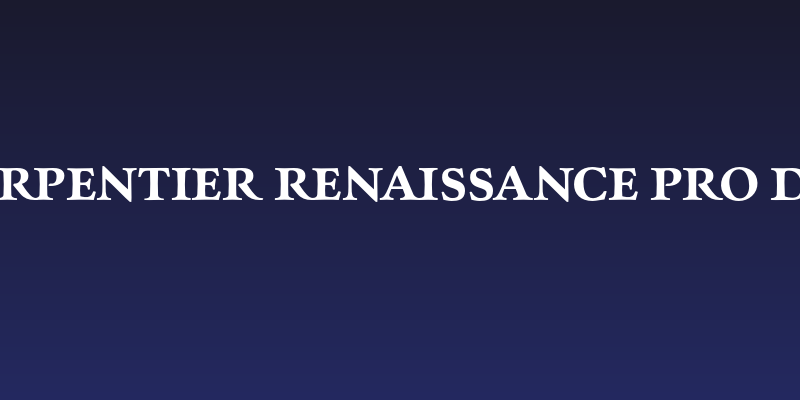 Charpentier Renaissance Pro Demi Social Header