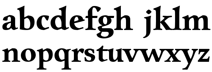 Charpentier Renaissance Pro Demi Font LOWERCASE