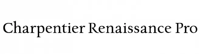 Charpentier Renaissance Pro  Descarca Fonturi Gratis