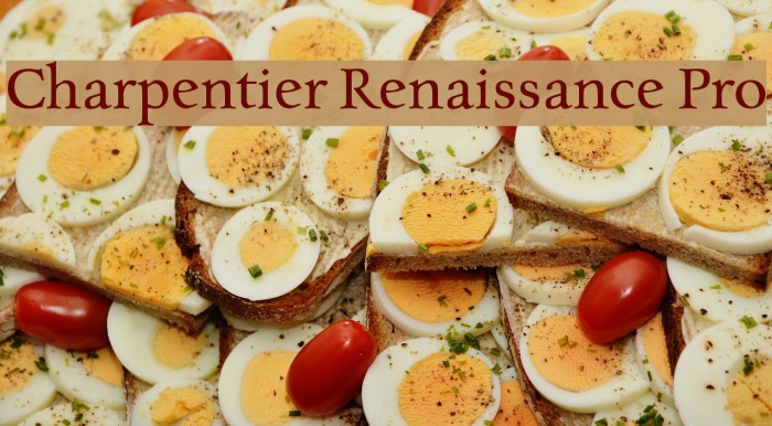 Charpentier Renaissance Pro Font examples