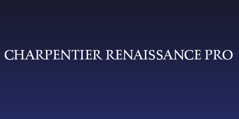 Charpentier Renaissance Pro Social Header