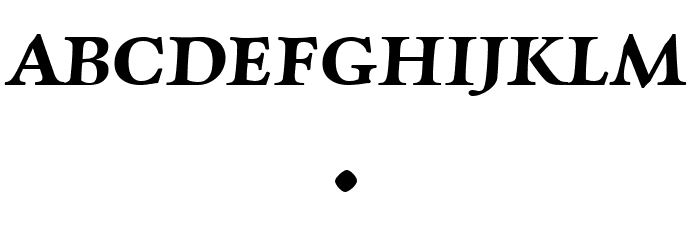 Charpentier Renaissance Reduced Demi Oblique Font OTHER CHARS