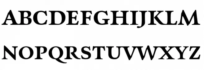 Charpentier Renaissance Reduced Demi Fonte MAIÚSCULAS