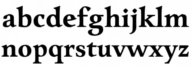 Charpentier Renaissance Reduced Demi Caratteri MINUSCOLO