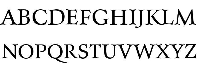 Charpentier Renaissance Reduced Normal Font OTHER CHARS