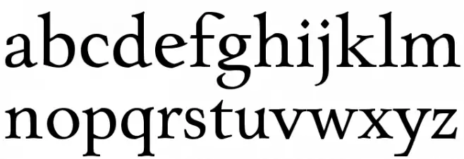 Charpentier Renaissance Reduced Normal 字体 小写