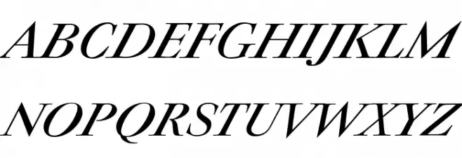 CharpentierClassicistRed-It Schriftart Groß