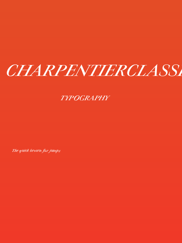CharpentierClassicistRed-It Poster