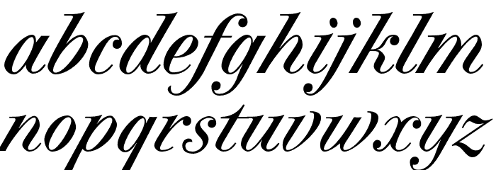 CharpentierClassicistRed-It Font LOWERCASE