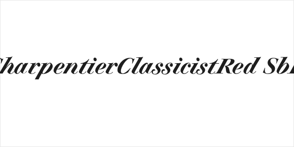 CharpentierClassicistRed-SbIt Logo