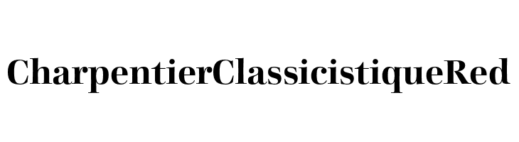 CharpentierClassicistiqueRed  Descarca Fonturi Gratis