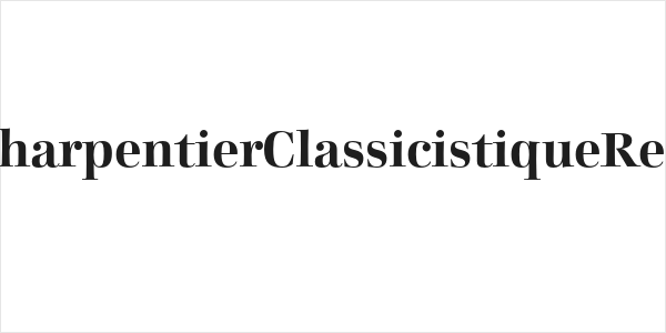 CharpentierClassicistiqueRed Logo