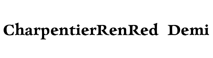 CharpentierRenRed-Demi  नि: शुल्क फ़ॉन्ट्स डाउनलोड