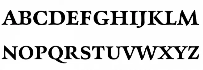 CharpentierRenRed-Demi Schriftart Groß