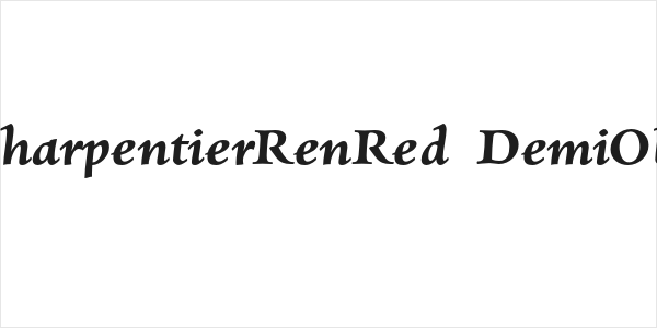 CharpentierRenRed-DemiObl Logo