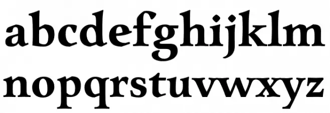 CharpentierRenRed-Demi フォント 小文字