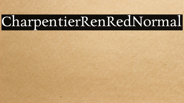 CharpentierRenRed-Normal Example 2