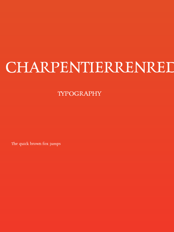 CharpentierRenRed-Normal Poster
