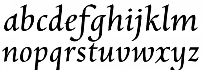 CharpentierRenRed-Oblique Schriftart Kleinbuchstaben