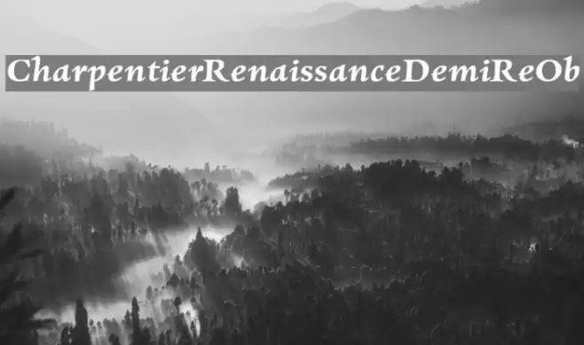 CharpentierRenaissanceDemiRe-Ob Font examples