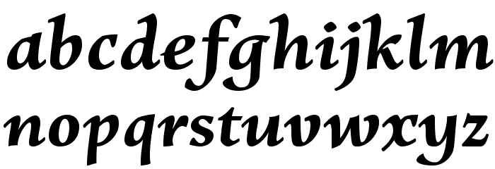 CharpentierRenaissanceDemiRe-Ob Font LOWERCASE