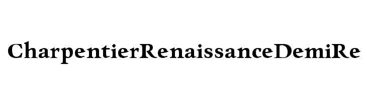 CharpentierRenaissanceDemiRe  Descarca Fonturi Gratis