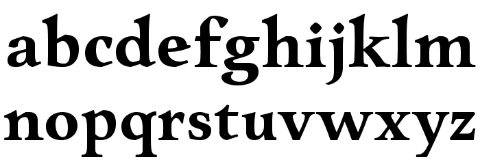 CharpentierRenaissanceDemiRe Font LOWERCASE