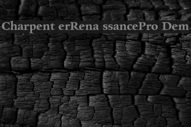 CharpentierRenaissancePro-Demi Font examples