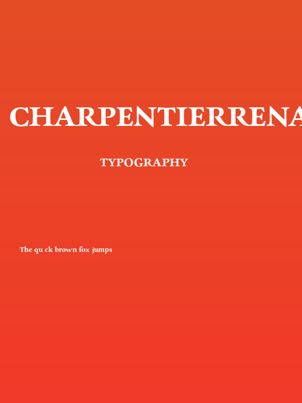 CharpentierRenaissancePro-Demi Poster