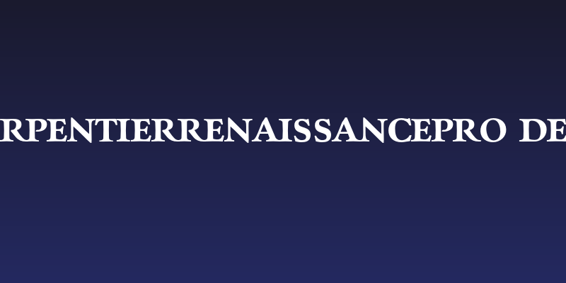 CharpentierRenaissancePro-Demir Social Header