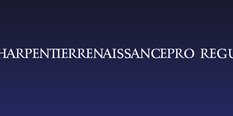 CharpentierRenaissancePro-Regul Social Header