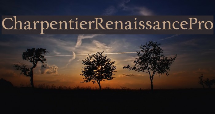 CharpentierRenaissancePro Font examples