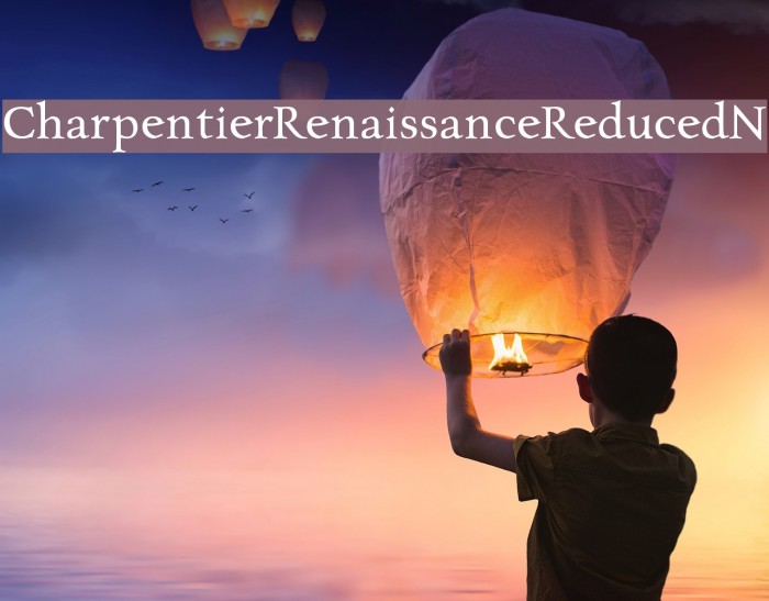 CharpentierRenaissanceReduced-N Font examples