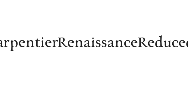 CharpentierRenaissanceReduced-N Logo