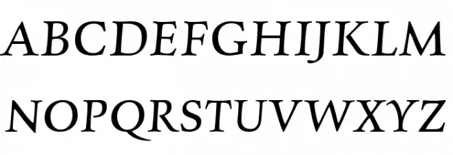 CharpentierRenaissanceReduced-O フォント 大文字