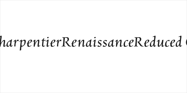 CharpentierRenaissanceReduced-O Logo