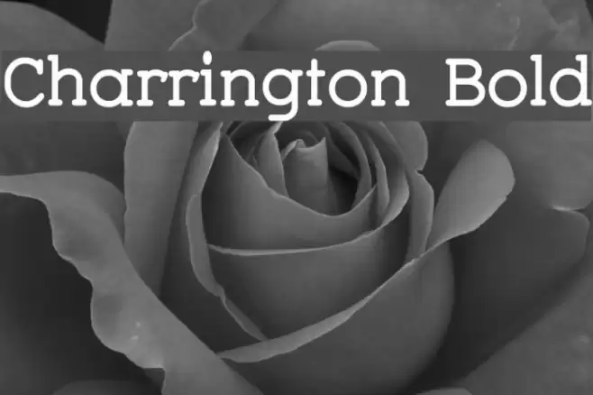 Charrington Bold Font examples