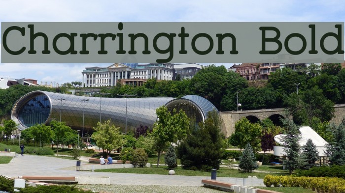 Charrington Bold Font examples