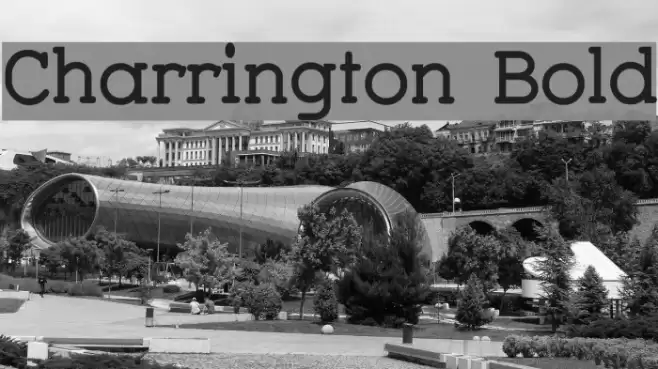 Charrington Bold Font examples