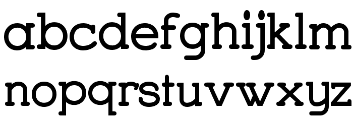 Charrington Bold Font LOWERCASE