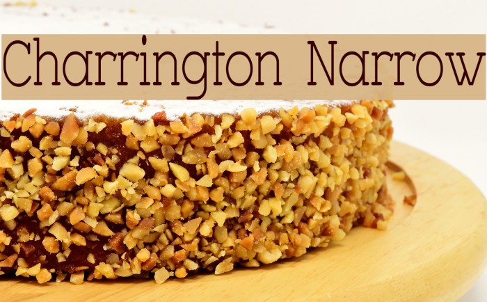 Charrington Narrow Font examples