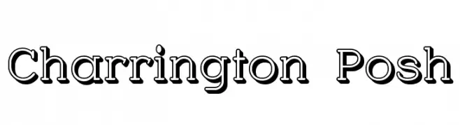 Charrington Posh  Fuentes Gratis Descargar